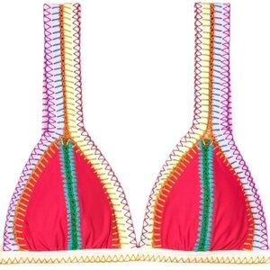 NWOT BENEDETTA ARE YOU MINE BIKINI TOP- Size Large